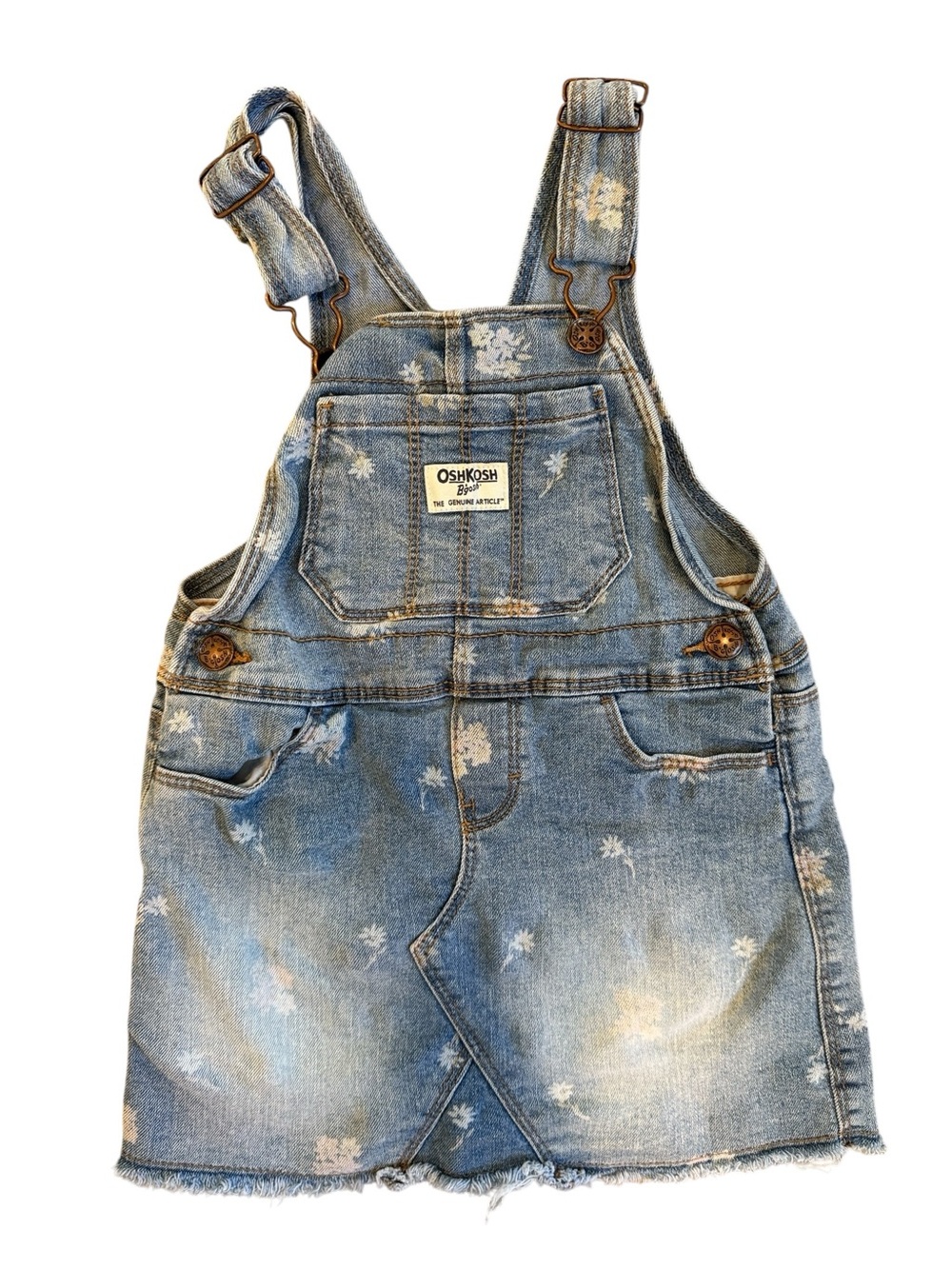 OshKosh B'gosh Light Blue Denim Overall Dress